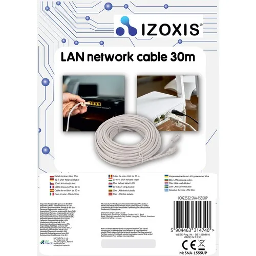 KABEL SIECIOWY LAN 30 m - obrazek 2