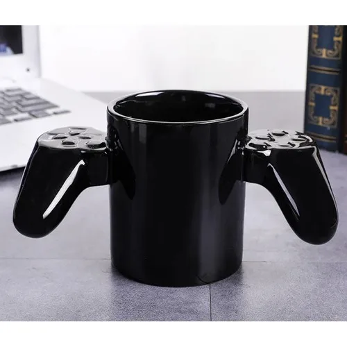 KUBEK GRACZA NA PREZENT DLA CHŁOPCA GAMERA  NAPIS GAME OVER 380ml - obrazek 3