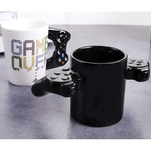 KUBEK GRACZA NA PREZENT DLA CHŁOPCA GAMERA  NAPIS GAME OVER 380ml - obrazek 4