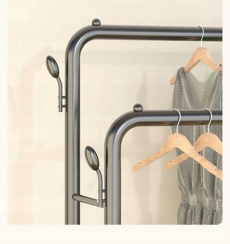 STABILNY MOCNY WIESZAK NA UBRANIA STOJAK DUŻY - obrazek 5