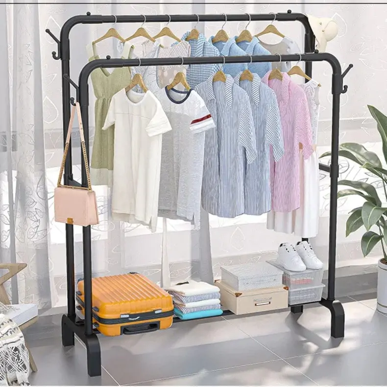 STABILNY MOCNY WIESZAK NA UBRANIA STOJAK DUŻY - obrazek 2