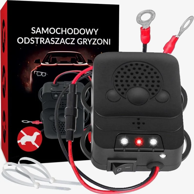 SAMOCHODOWY ODSTRASZACZ GRYZONI KUN SZCZURÓW MYSZY