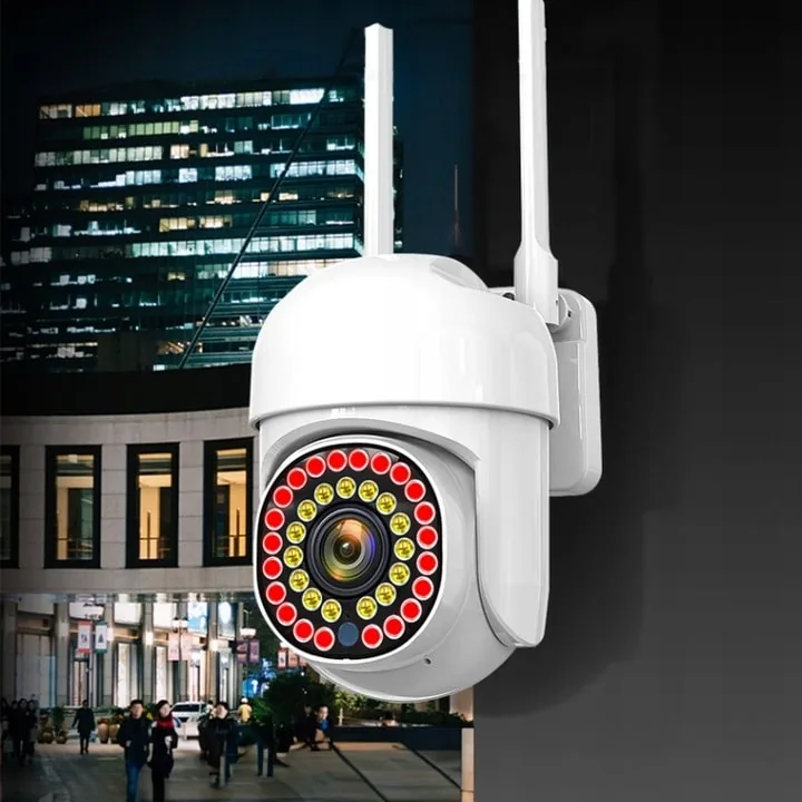 KAMERA ZEWNĘTRZNA WIFI FULL HD OBROTOWA MONITORING DOMU CZUJNIK RUCHU TRYB NOCNY