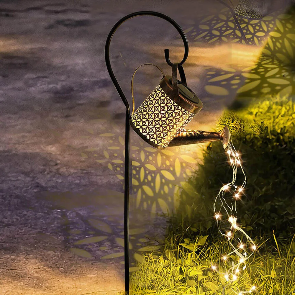 LAMPA SOLARNA OGRODOWA KONEWKA LED DEKORACYJNA ŚWIATEŁKA DO OGRODU TARASU BALKONU