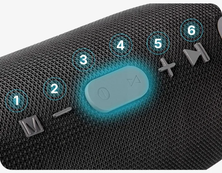 MOCNY GŁOŚNIK BEZPRZEWODOWY BLUETOOTH RADIO PRZENOŚNY CZARNY