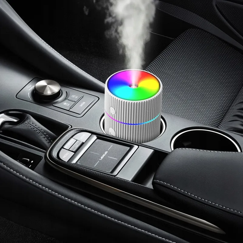 MINI NAWILŻACZ POWIETRZA DYFUZOR ZAPACHOWY Z LAMPKĄ NOCNĄ RGB DO DOMU BIURA SAMOCHODU