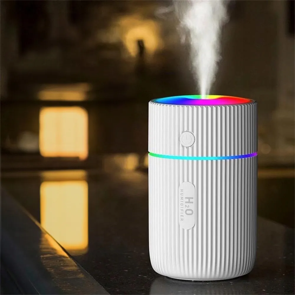 MINI NAWILŻACZ POWIETRZA DYFUZOR ZAPACHOWY Z LAMPKĄ NOCNĄ RGB DO DOMU BIURA SAMOCHODU