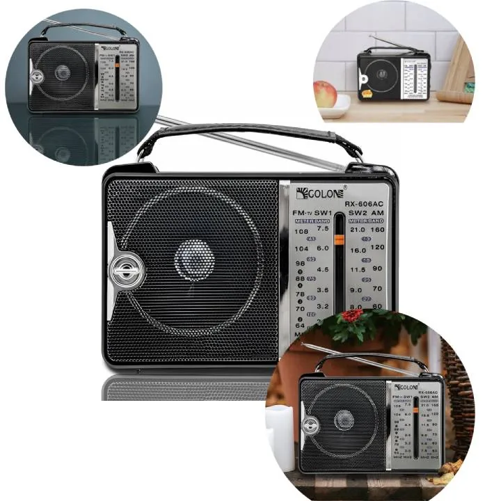 PRZENOŚNE RADIO FM SIECIOWE BATERYJNE KUCHENNE TURYSTYCZNE ODBIORNIK RADIOWY DO DOMU