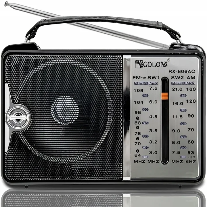 PRZENOŚNE RADIO FM SIECIOWE BATERYJNE KUCHENNE TURYSTYCZNE ODBIORNIK RADIOWY DO DOMU