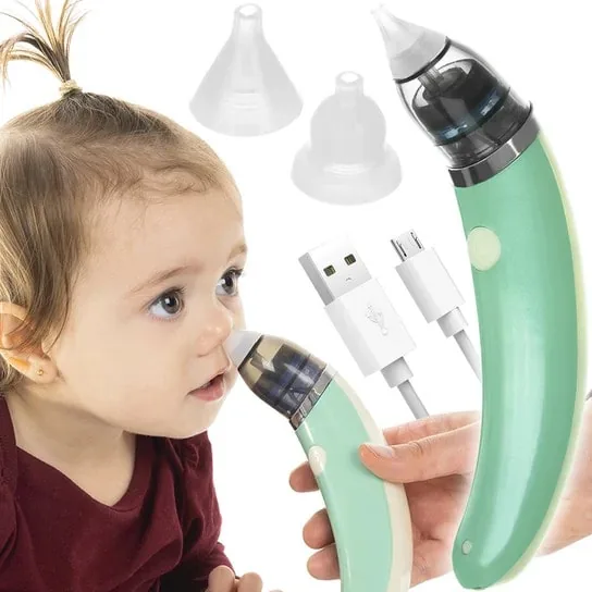 ASPIRATOR DO NOSA ELEKTRYCZNY CHILDNOSE DLA NIEMOWLĄT I DZIECI ODCIĄGACZ KATARU