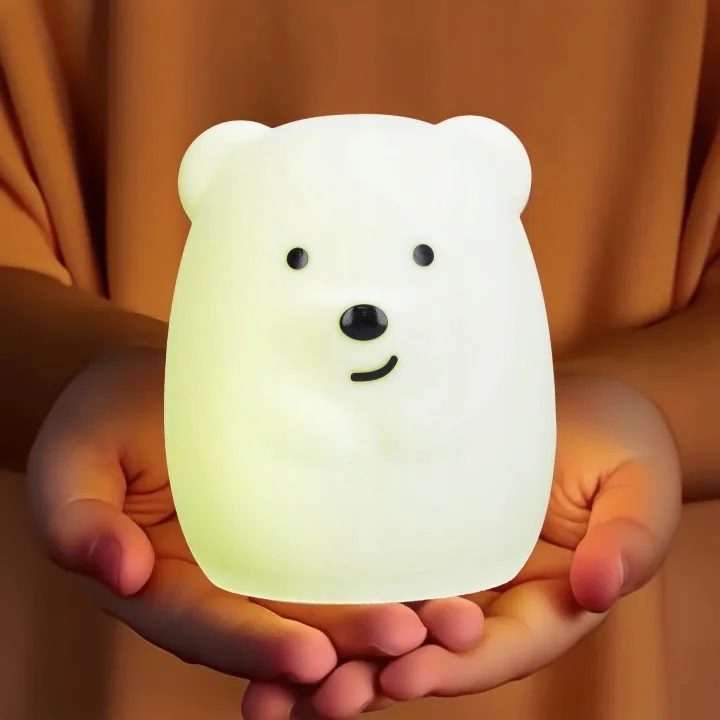 LAMPKA NOCNA MIŚ DLA DZIECI KOLOROWA LED