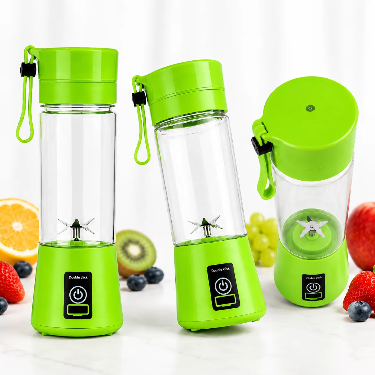 BLENDER BEZPRZEWODOWY JUICER PRZENOŚNY MIKSER KIELICHOWY DO SMOOTHIE KOKTAJLI USB
