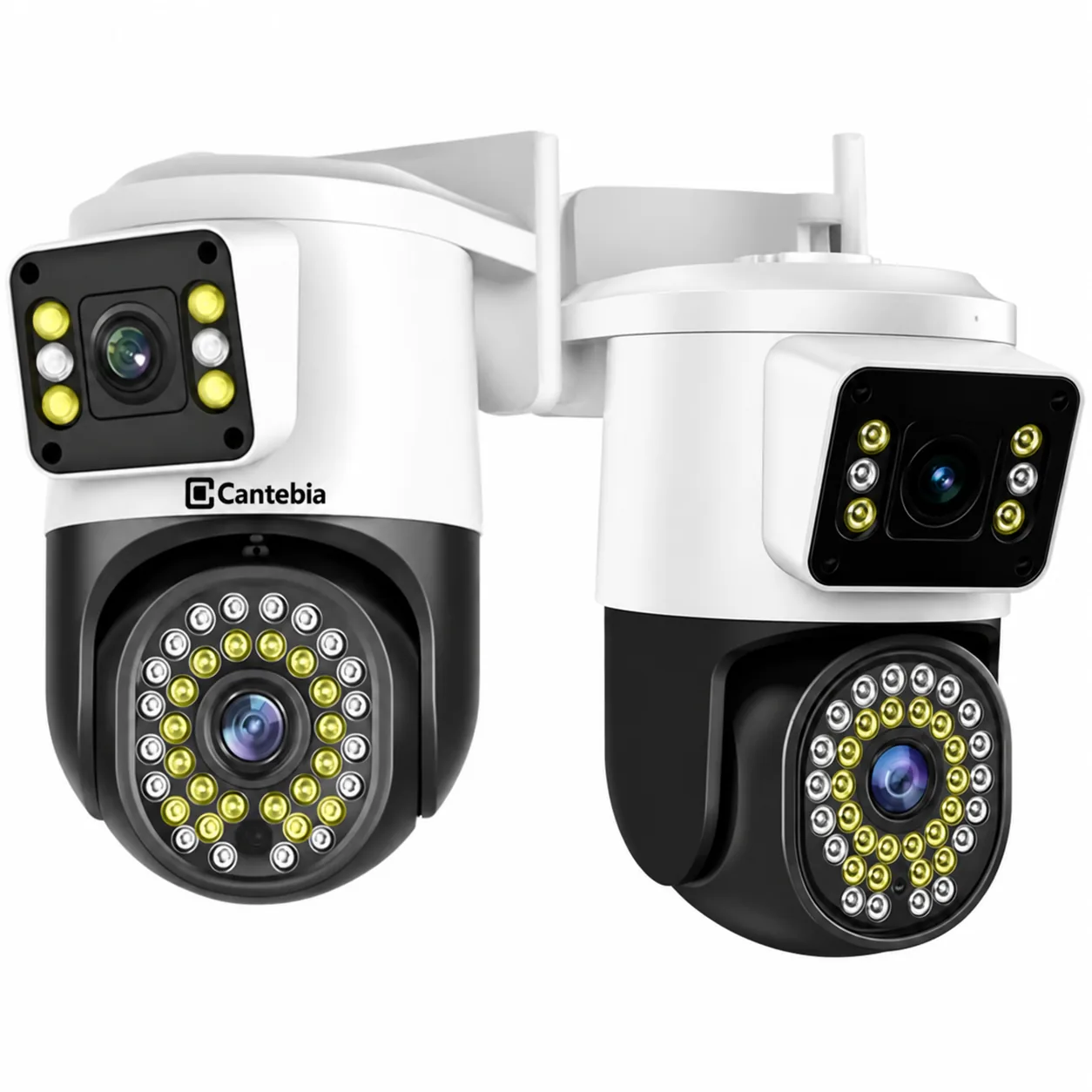 PODWÓJNA KAMERA WIFI SMART ZEWNĘTRZNA OBROTOWA 8MP ZOOM APLIKACJA