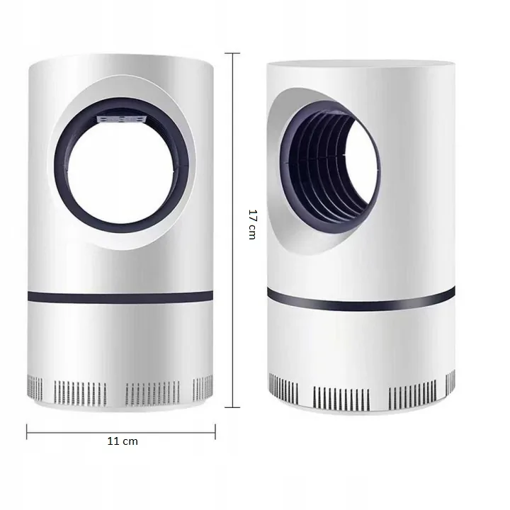 LAMPA OWADOBÓJCZA UV USB 5 W BIAŁA NA KOMARY MUCHY I ĆMY DO 30 M²