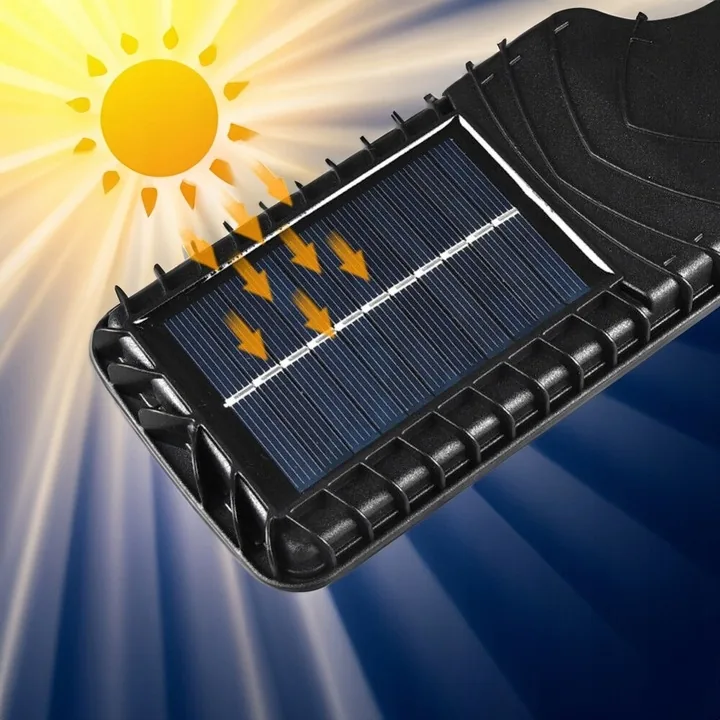 LAMPA SOLARNA ULICZNA 150 W 500 LM CZUJNIK RUCHU I ZMIERZCHU IP44