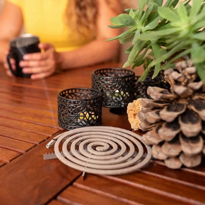 SPIRALE NA KOMARY 10 SZT ODSTRASZACZ OWADÓW MUCH MESZEK NA TARAS BALKON OGRÓD CAMPING