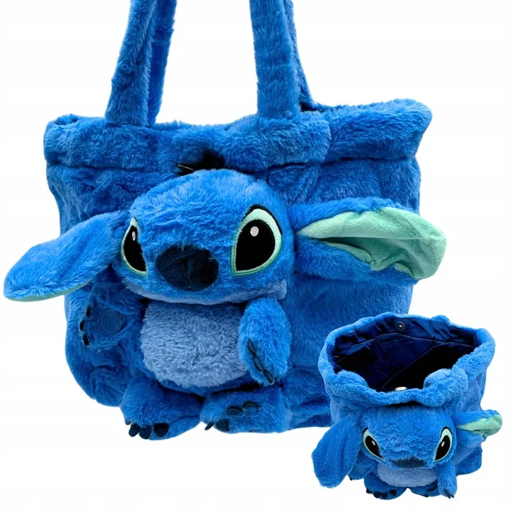 TORBA PLUSZAK LILO I STICH STITCH MASKOTKA PLUSZOWA TOREBECZKA NA RAMIĘ DZIECI