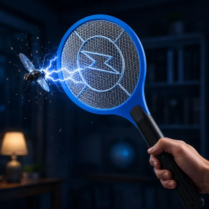 ELEKTRYCZNA ŁAPKA OWADOBÓJCZA ZUMBRO AKUMULATOROWA NA KOMARY MUCHY OWADY